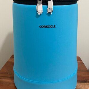 Corkcicle Eola Bucket Neoprene Cooler Backpack Bag Santorini NWT